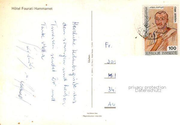Hammamet Hotel Fourati Swimming Pool – Bild 2