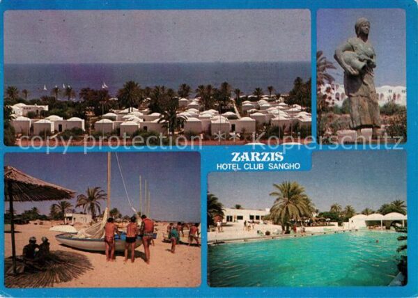 Zarzis Hotel Club Sangho Statue Swimming Pool