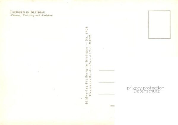 Freiburg Breisgau Münster Karlssteg und Karlsbau – Bild 2