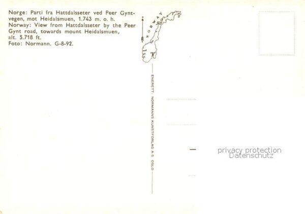Hattdalsseter Peer Gynt Road towards Mount Heidalsmue – Bild 2