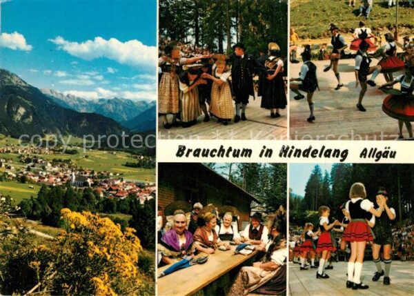 Bad Hindelang Gesamtansicht mit Alpenpanorama Volksta