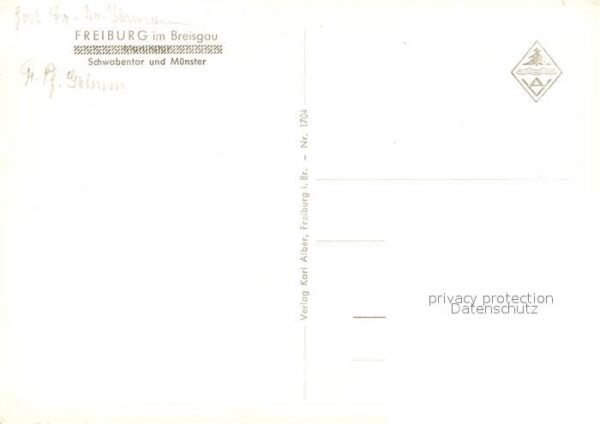 Freiburg Breisgau Schwabentor und Münster – Bild 2