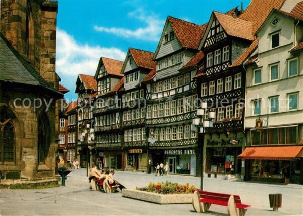 Hann. Muenden Lange Strasse Altstadt Fachwerkhäuser