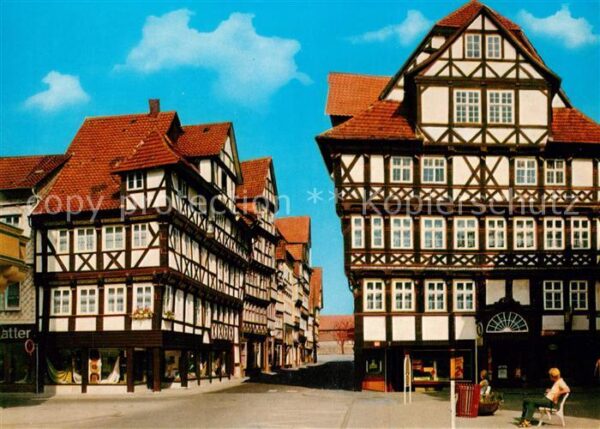 Hann. Muenden Lange Strasse Marktstrasse Altstadt Fac