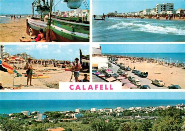 Calafell Diversos aspectos de la Playa Costa Dor