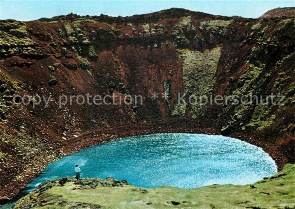 Island Iceland Kerio Krater im Grimsnes Vulkangebiet
