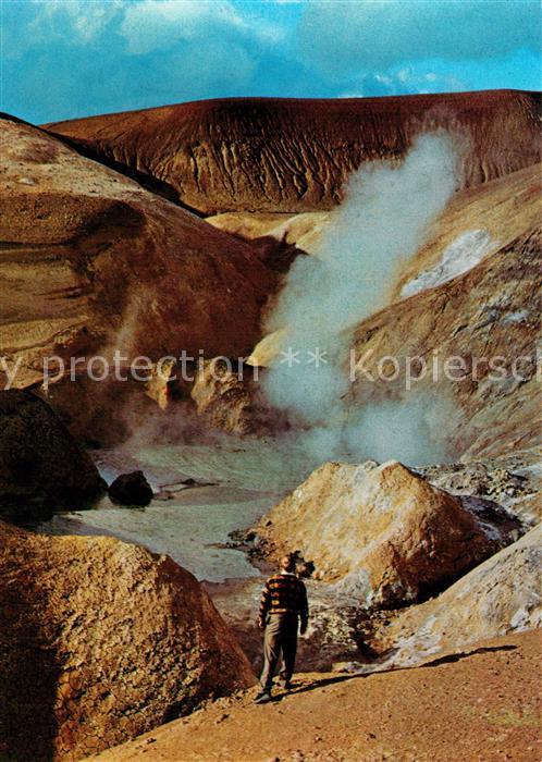 Island Iceland Vulkan Krafia östlich des Sees Myvatn