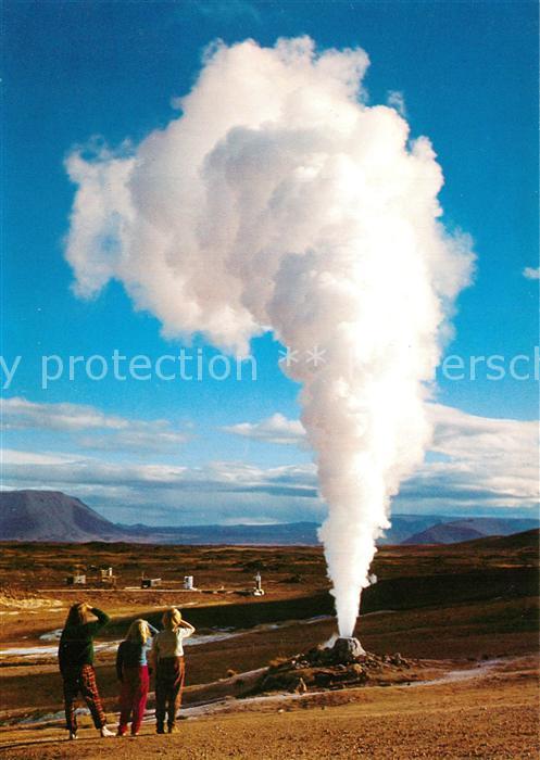 Island Iceland Gufugos Vulkan Namaskardi