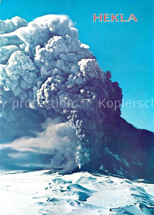 Hekla Vulkanausbruch