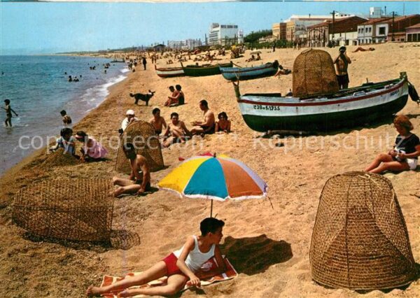Malgrat de Mar Strand Fischerboote