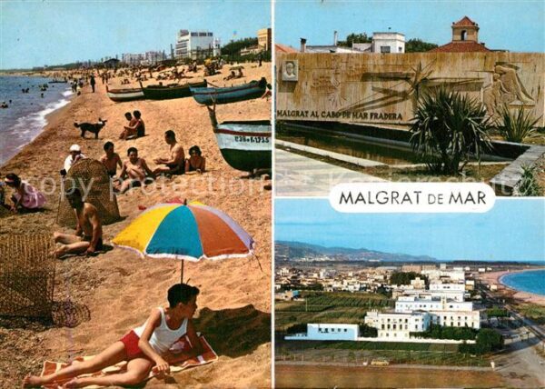 Malgrat de Mar Strand Ferienanlage Hotels Küstenpanora