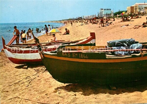 Malgrat de Mar Strand Fischerboote