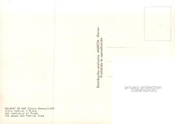 Malgrat de Mar Vista parcial y playa – Bild 2