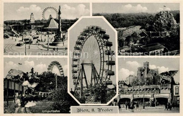 Wien Prater Praterstern Liliputbahn Riesenra