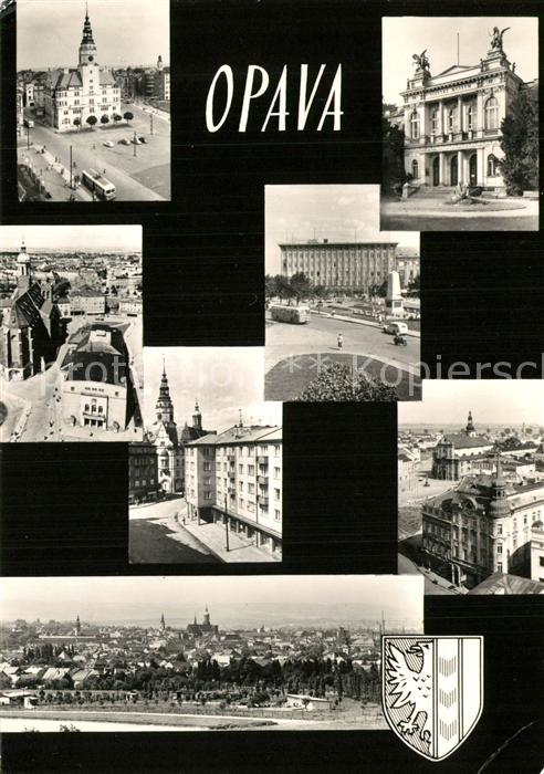 Opava Troppau Panorama Sehenswürdigkeiten der Stadt