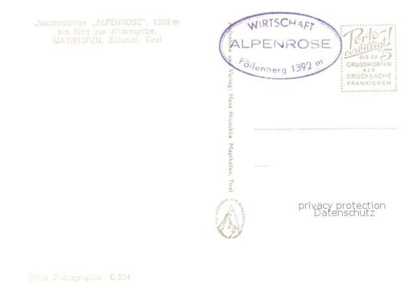 Mayrhofen Zillertal Jausenstation Alpenrose am Weg zur Ahor – Bild 2