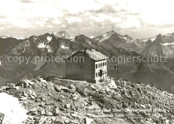 Schwarzensteinhuette Rifugio Sasso Nero Berghütte Alpenpanor