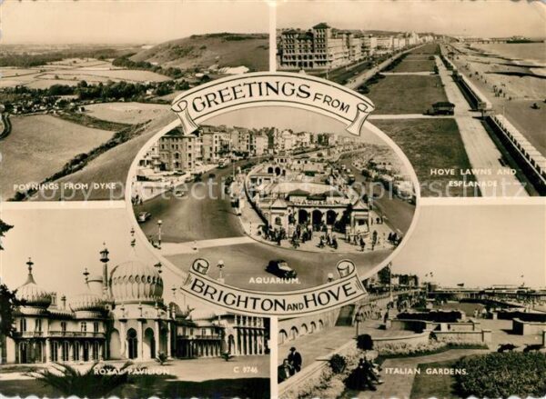 Brighton Hove Poynings from Dyke Hove Lawns and Espla