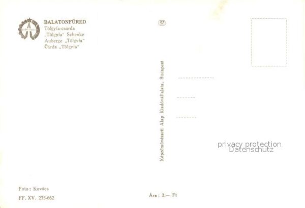 Balatonfuered Tölgyia Schenke – Bild 2