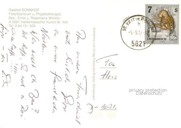 St Veit Pongau Gasthof Sonnhof – Bild 2