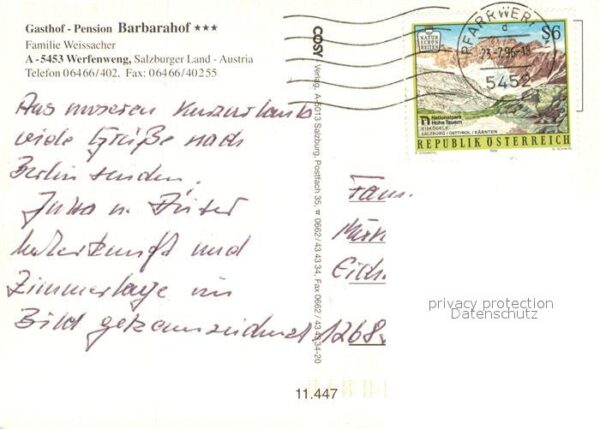 Werfenweng Gasthof Pension Barbarahof Landschaftsp – Bild 2