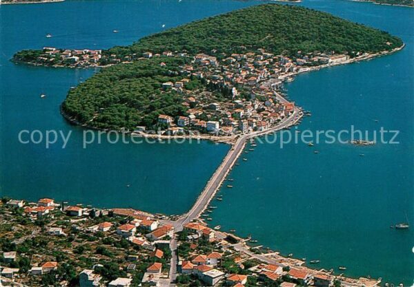 Rogoznica Kroatien Fliegeraufnahme