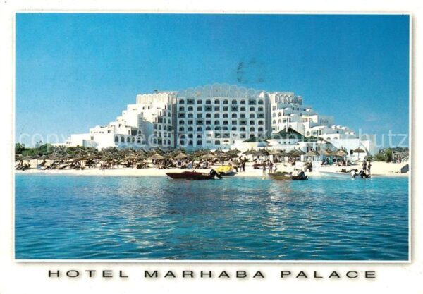 SOUSSE  Tunesie Hotel Marhaba Palace Strand Ansicht vom
