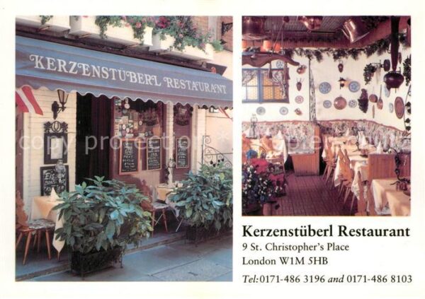 London Kerzenstüberl Restaurant