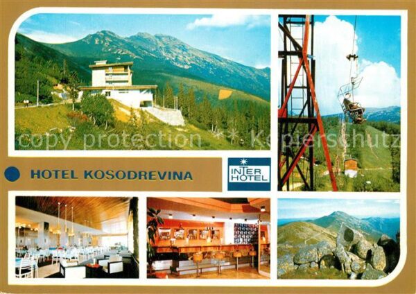 Nizke Tatry Berghotel Restaurant Sessellift Landsch