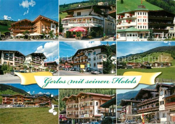 Gerlos Teilansichten mit Hotels