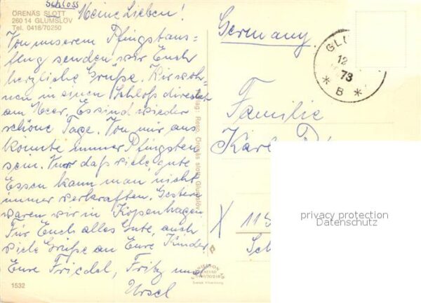 Glumsloev Örenäs Slottet Restaurangen Swimming Po – Bild 2