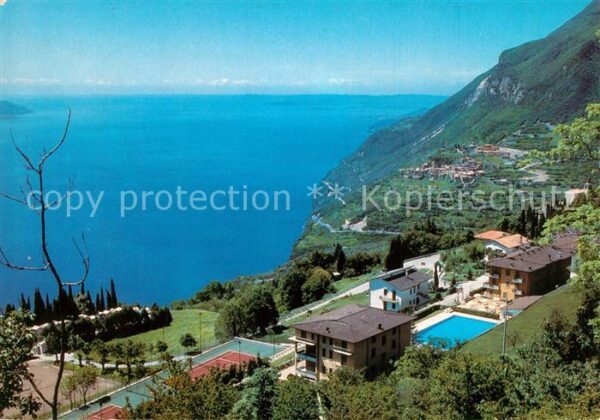 Tignale del Garda Residence La Portella Meerblick Küste