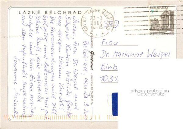 Lazne Belohrad Kurhotel Sanatorium – Bild 2