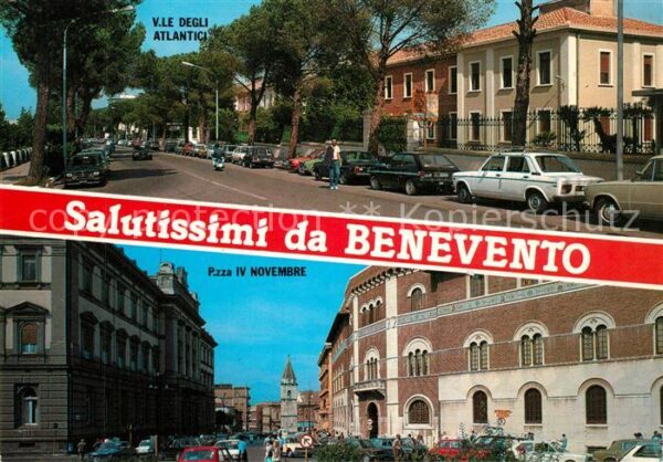 Benevento Via le Degli Atlancici Piazza IV Novemb