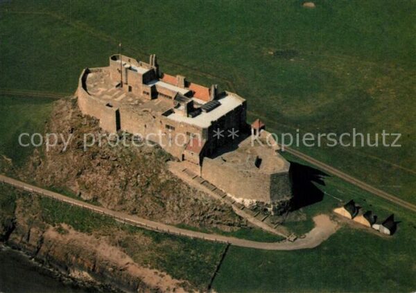 Morpeth Castle Morpeth Lindisfarne Castle Air view