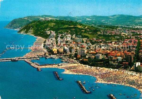 Gabicce Mare Fliegeraufnahme