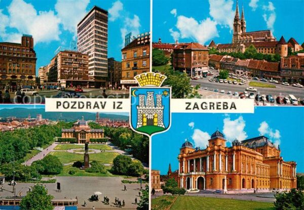 Zagreb Teilansichten