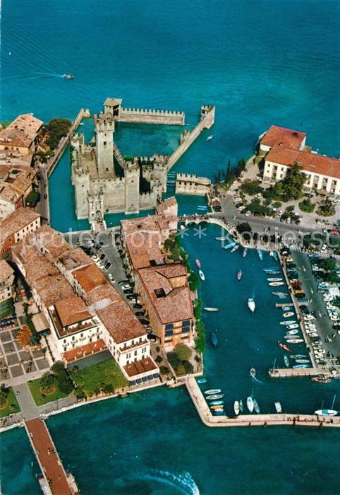 Sirmione Lago di Garda Fliegeraufnahme