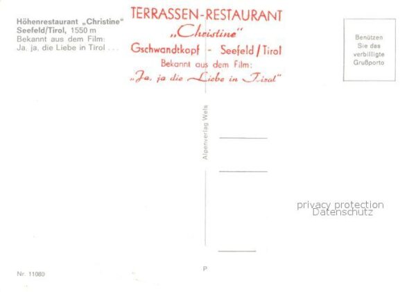 Seefeld Tirol Höhenrestaurant Christine Gaststube Ter – Bild 2
