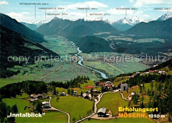 Moesern Inntalblick Fliegeraufnahme