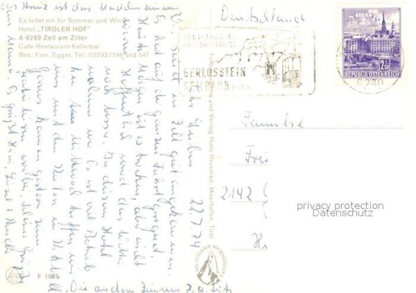 Zell Ziller Tirol Hotel Tiroler Hof – Bild 2