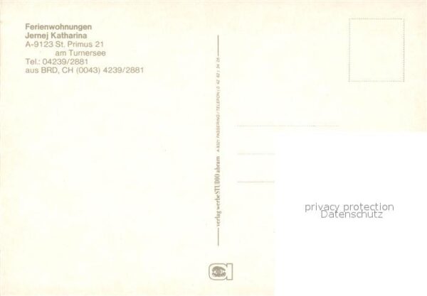 St Primus Turnersee Ferienwohnungen Jernej Katharina – Bild 2