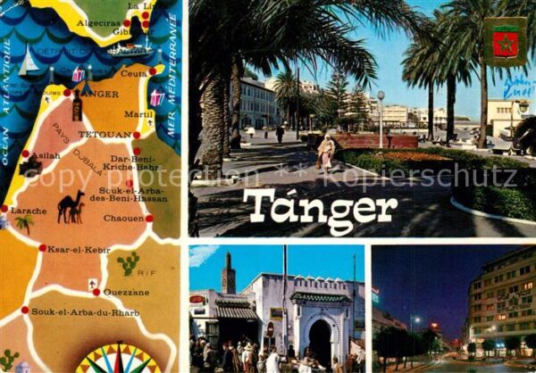 Tanger Tangier Tangiers Avenida de Zapana Zoco Grande Plaza de