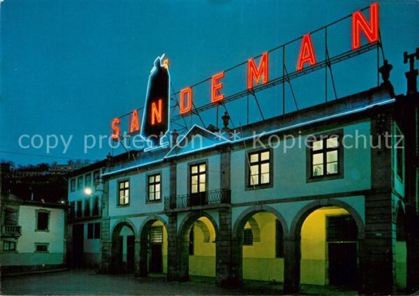 Porto Portugal Hotel Sandeman at night