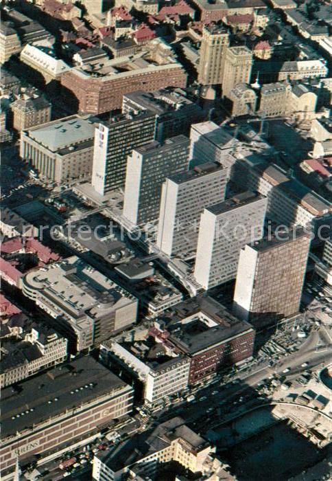 Stockholm Hötorgscity Fliegeraufnahme