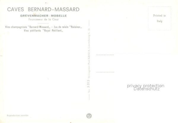 Grevenmacher Luxembourg Caves Bernard Massard Moselle – Bild 2