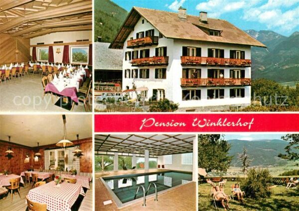 Bruneck Pension Winklerhof Gasträume Hallenbad