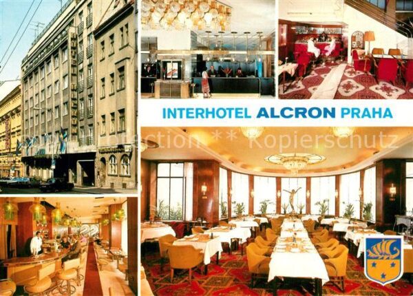 Praha Prahy Prague Interhotel Alcron Gasträume Bar Rezepti