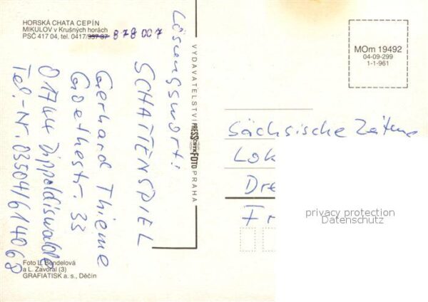 Mikulov Nikolsburg Suedmaehren Horska Chata Cepin Kamin Gaststube – Bild 2