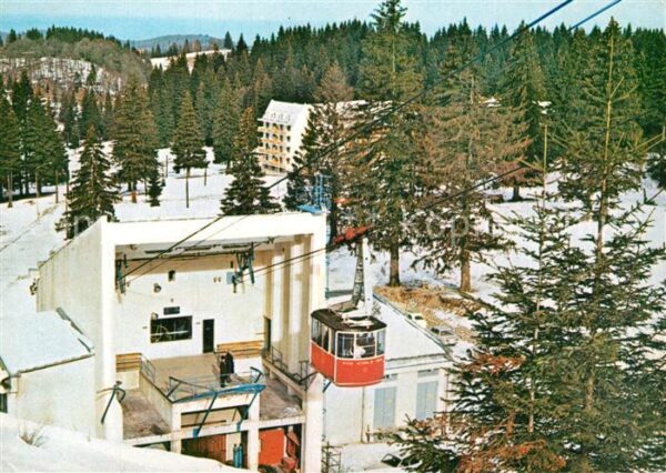 Poiana Brasov Station teleferique le depart